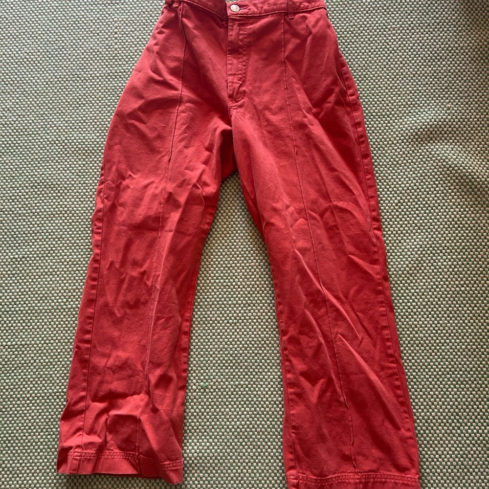 Big Bud Press Western Pants in Burnt Orange
